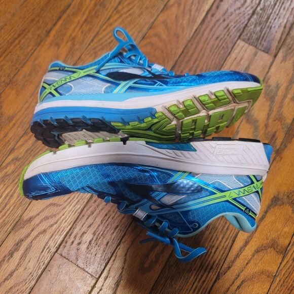 Brooks Ravenna 7 Blue Green Running Shoe Womens Size 7 - Picture 2 of 10